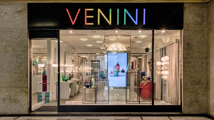 Venini: new luxury in via Montenapoleone