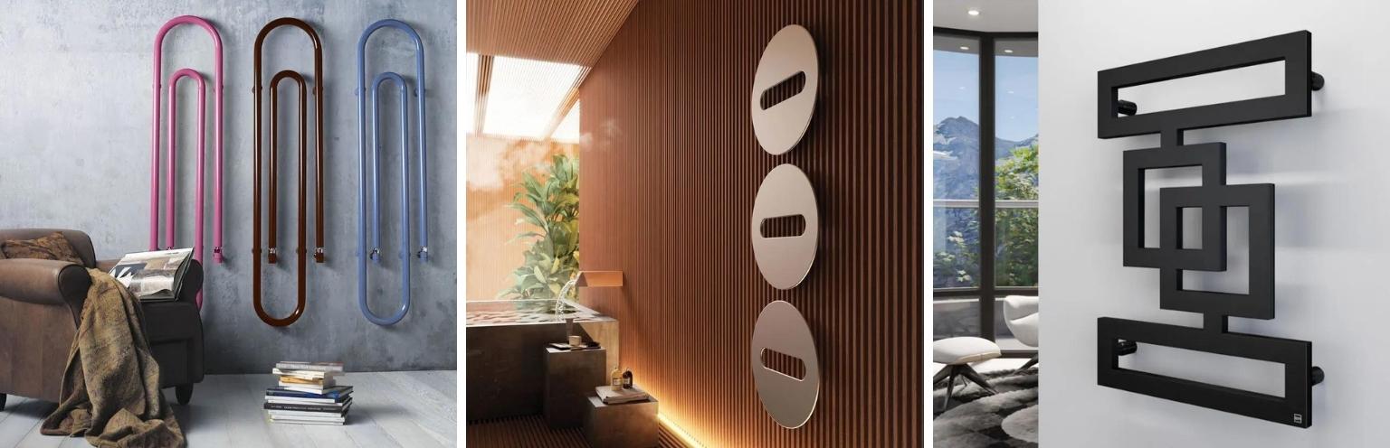 tre immagini di termoarredo