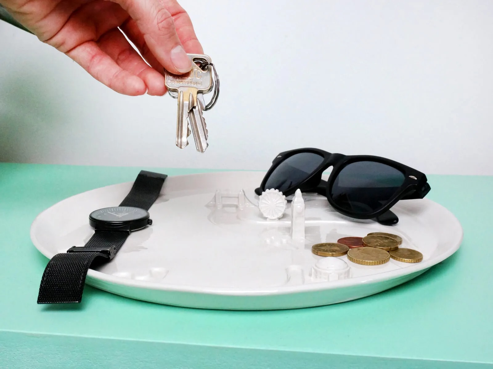 C08-City-Plates-key-organizer-ar svuotatasche servizio tavola
