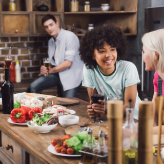 cucina ad isola all'americana