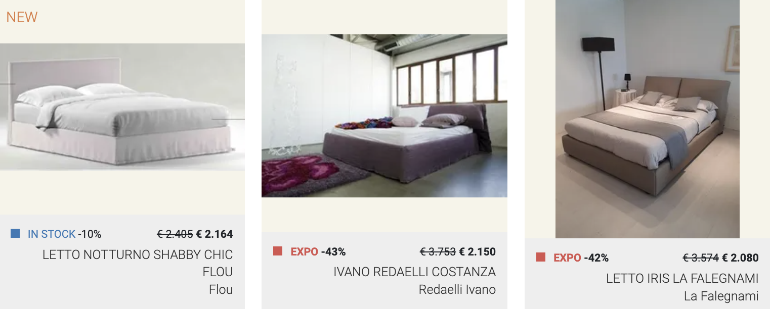 letti scontati su designbest letti in occasione