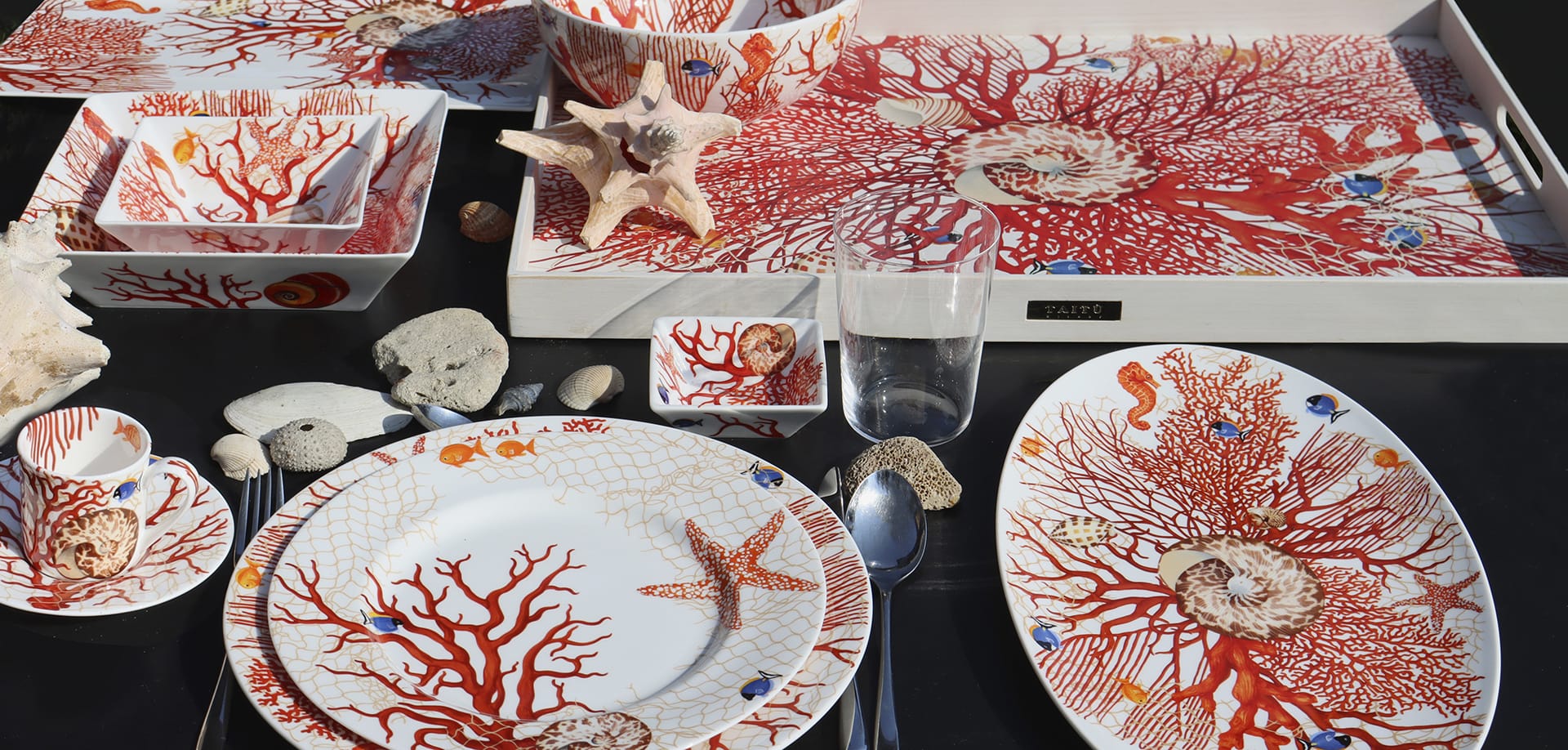 mare-taitu servizio tavola mare