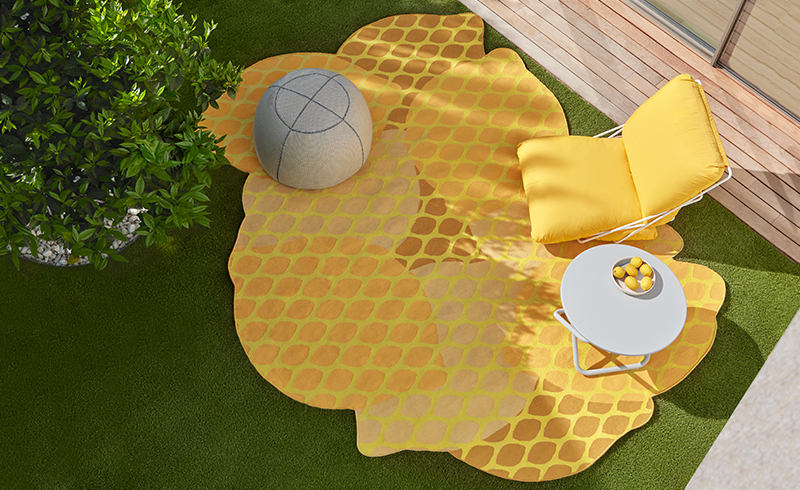 Citrus- tappeto indor-outdoor Citrus di Gan