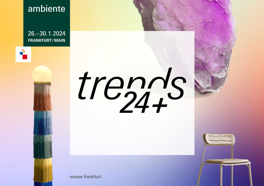 Yet again at Ambiente, held in Frankfurt from January 26-30, the latest global trends in consumer goods will be introduced via a vast selection of products.