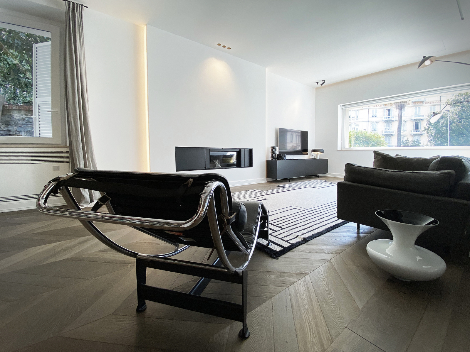 Villa con giardino a La Spezia: zona living