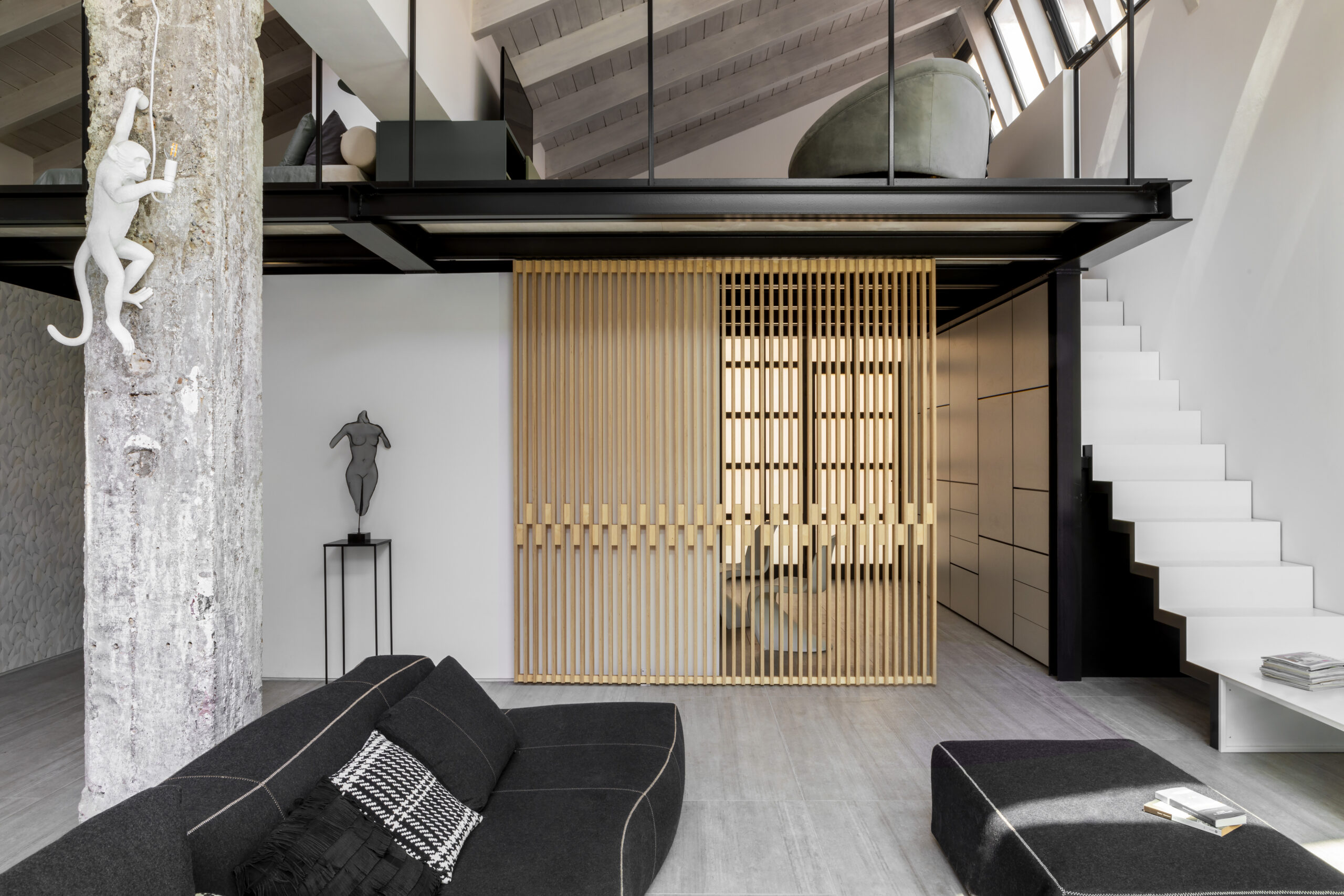 LoftM50 casalgrande padana progetto loft black and white