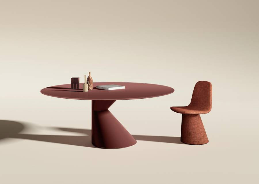 tavolo-rotondo-di-design-con-sedia-or-tavolo-chapeau-or-lago novità lago 2025