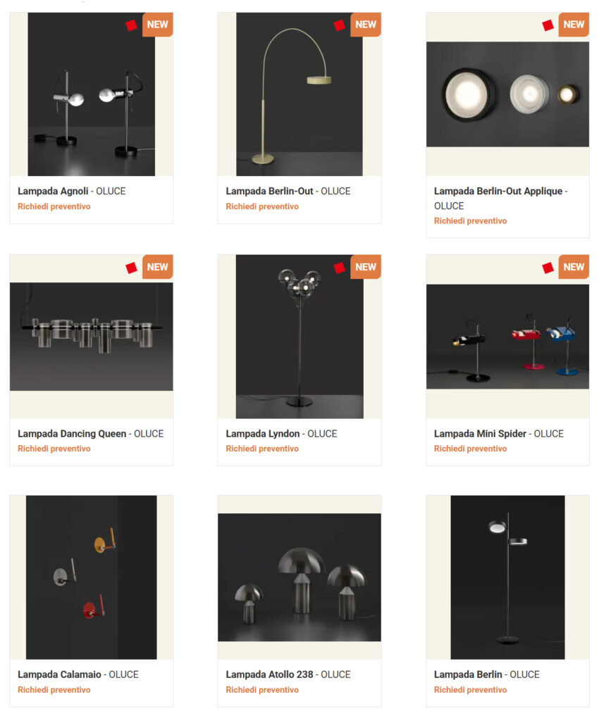 anteprima catalogo 2025 collegamento catalogo prodotti Oluce designbest