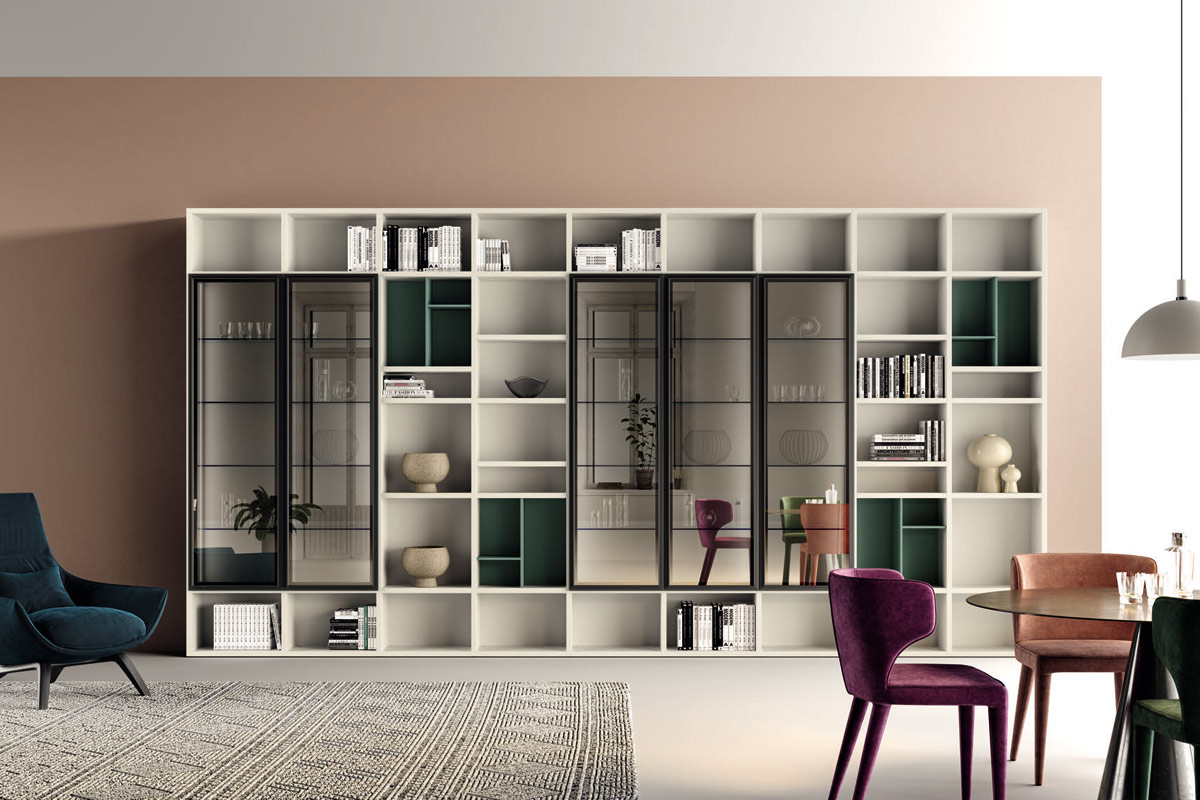 kosmos-librerie-giorno-kl208 librerie zona giorno