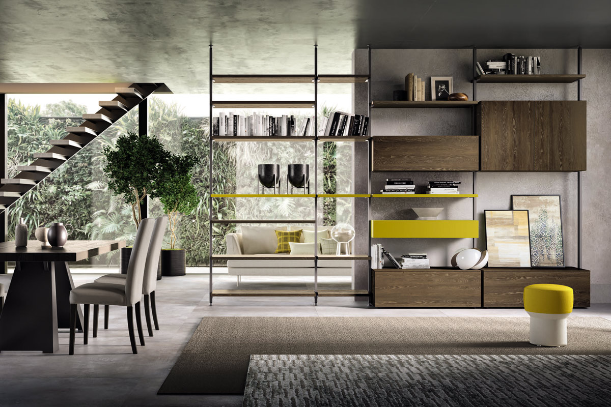 kosmos-librerie-giorno-kl219 librerie zona living